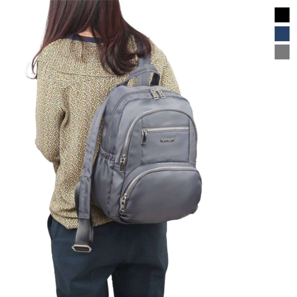 패션 코디 자연스러운 여성백팩 나들이 여행 보조가방