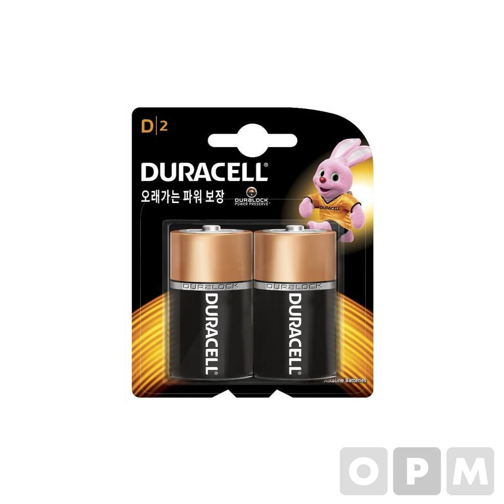 디럭스 알카라인 건전지 R20(D형) DM2입