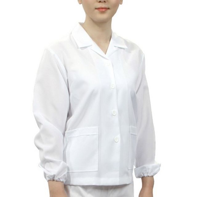 업소용 주방 긴팔 화이트 작업복 식당 위생