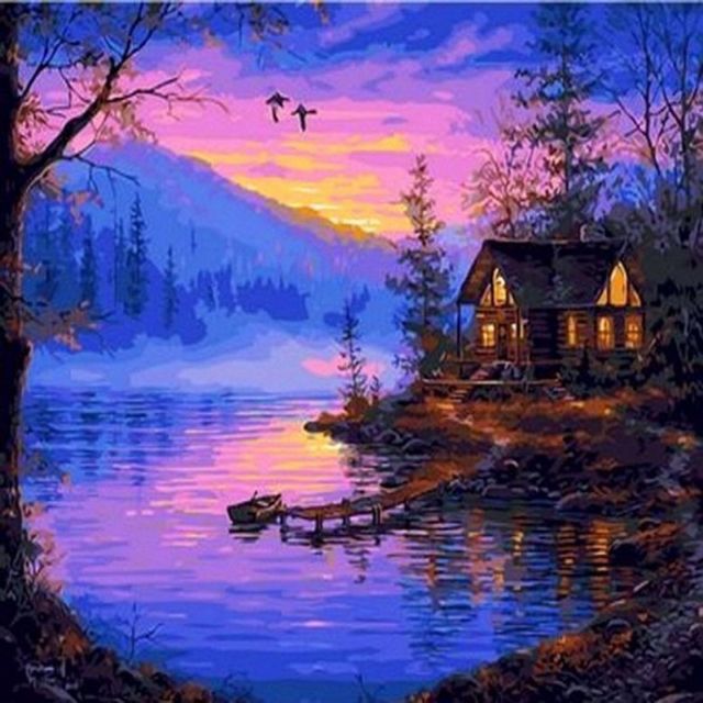 풍경 화보 페인팅 그림 그리기 DIY 명화