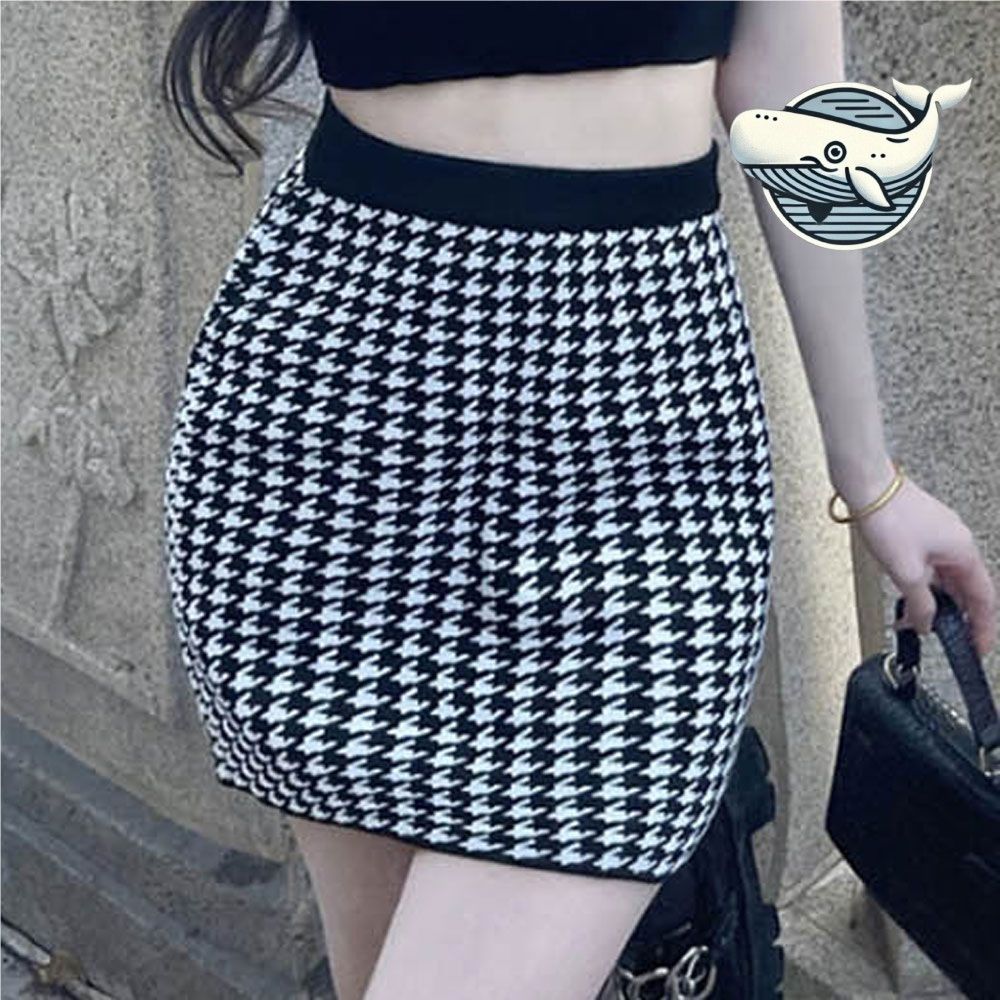 프렌치 하운드투스 미니스커트 오피스룩 세련된