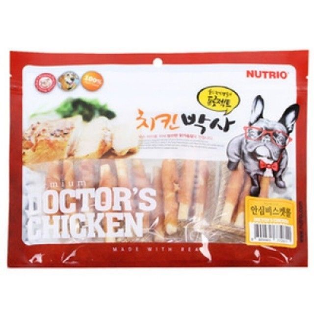 강아지 안심비스켓롤 사시미 일상 300g 3개 강아지간