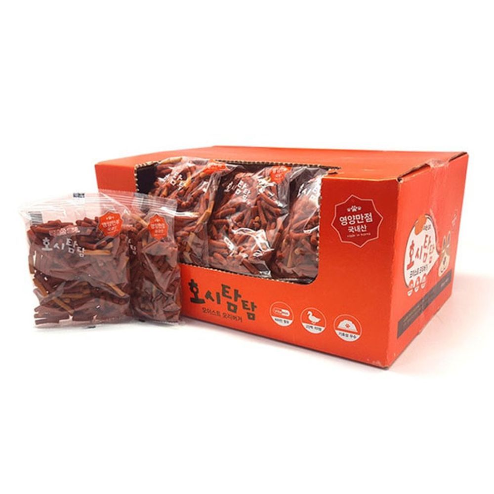 강아지간식 100g 오리버거 일상 40P 애견 스낵 대량구