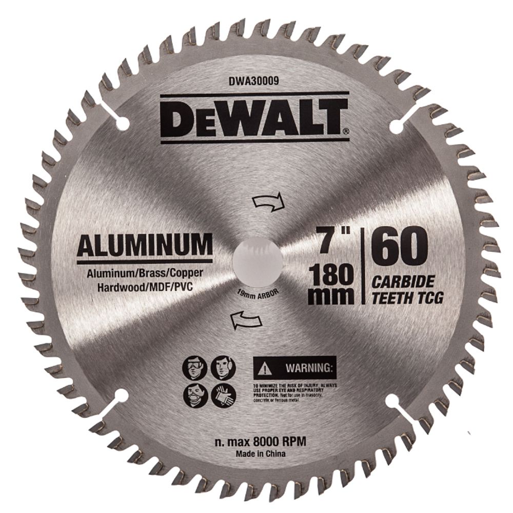 DEWALT 원형톱 날(AL)_DWA30009-KR 180mm(7 1/4)/60x