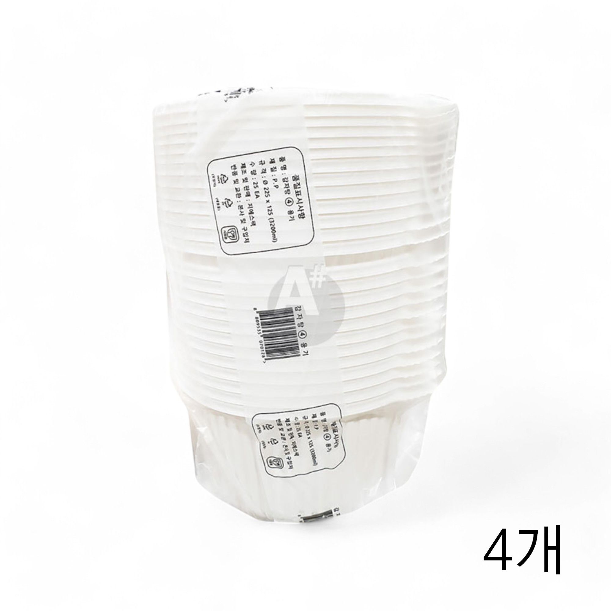 GS 감자탕용 일회용기 4번 230X120mm 25입 X 4개