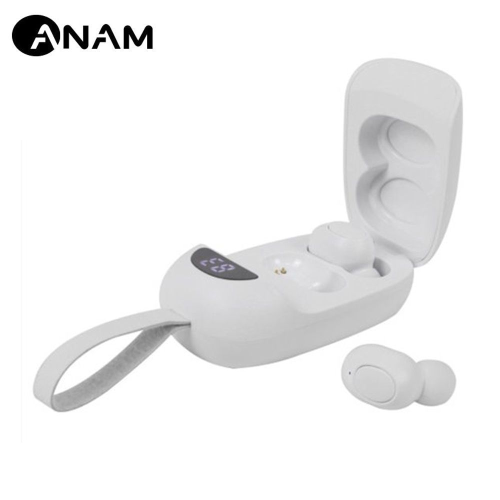 아남 블루투스 이어폰 AMT-R1 화이트