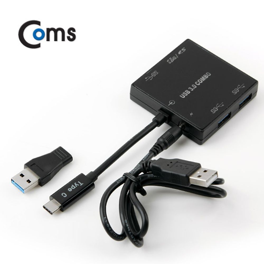 USB 3.1(Type C)카드리더기 USB 3Port SD Micro SD