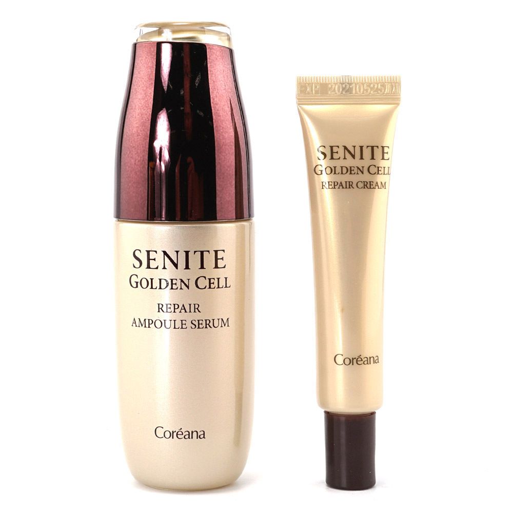 SENITE 여자 화장품 골든셀 리페어 앰플 세럼 45ml