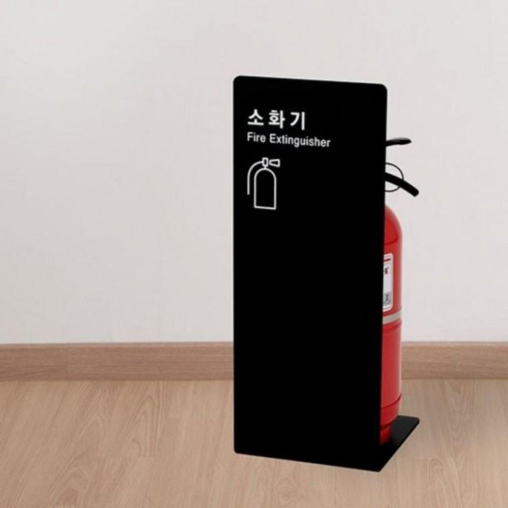 포맥스 소화기 커버 보관함 위치표시 거치대 가림막