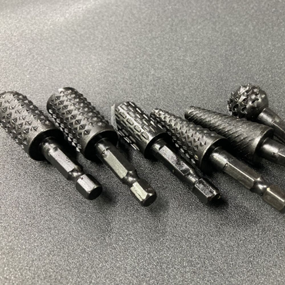 목공 원형돔 목재 플라스틱 연마 로타리바 6PCS