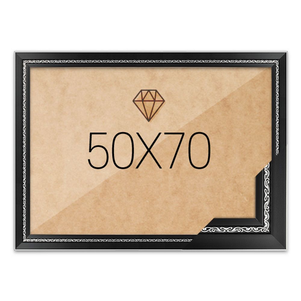보석십자수액자 50x70 고급형 그레이스 블랙