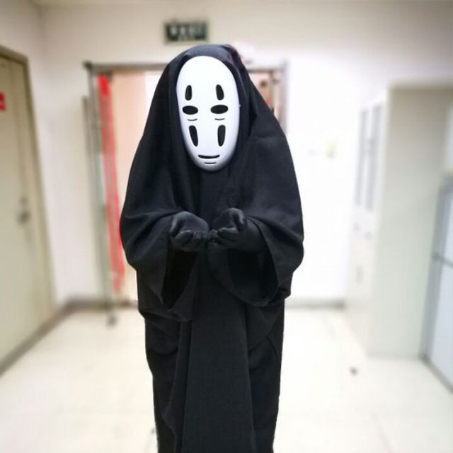 핵인싸템 가오나시 옷 코스프레 S-2XL 할로윈 코스튬