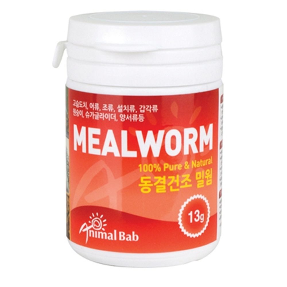 동결건조밀웜 13g 고단백질 필수 영양간식(6개)