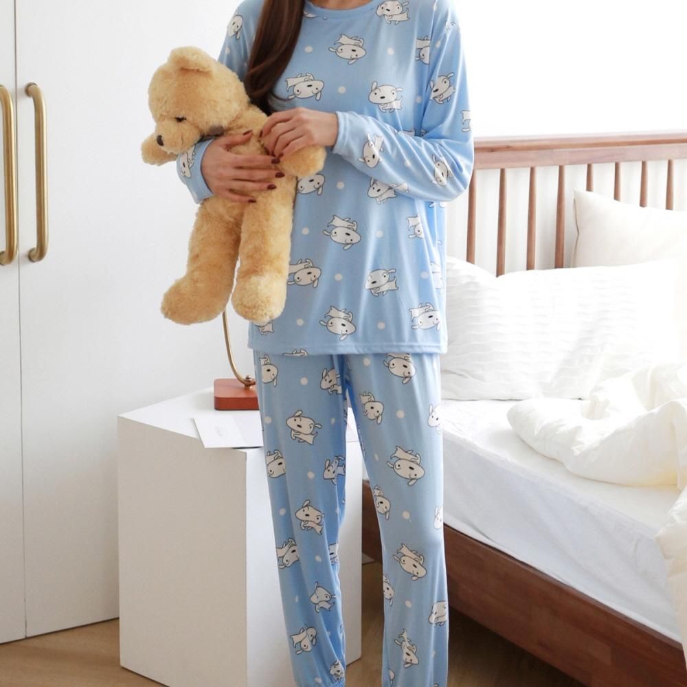 잠옷 퍼피 파자마 4303 셋트 SET 여성