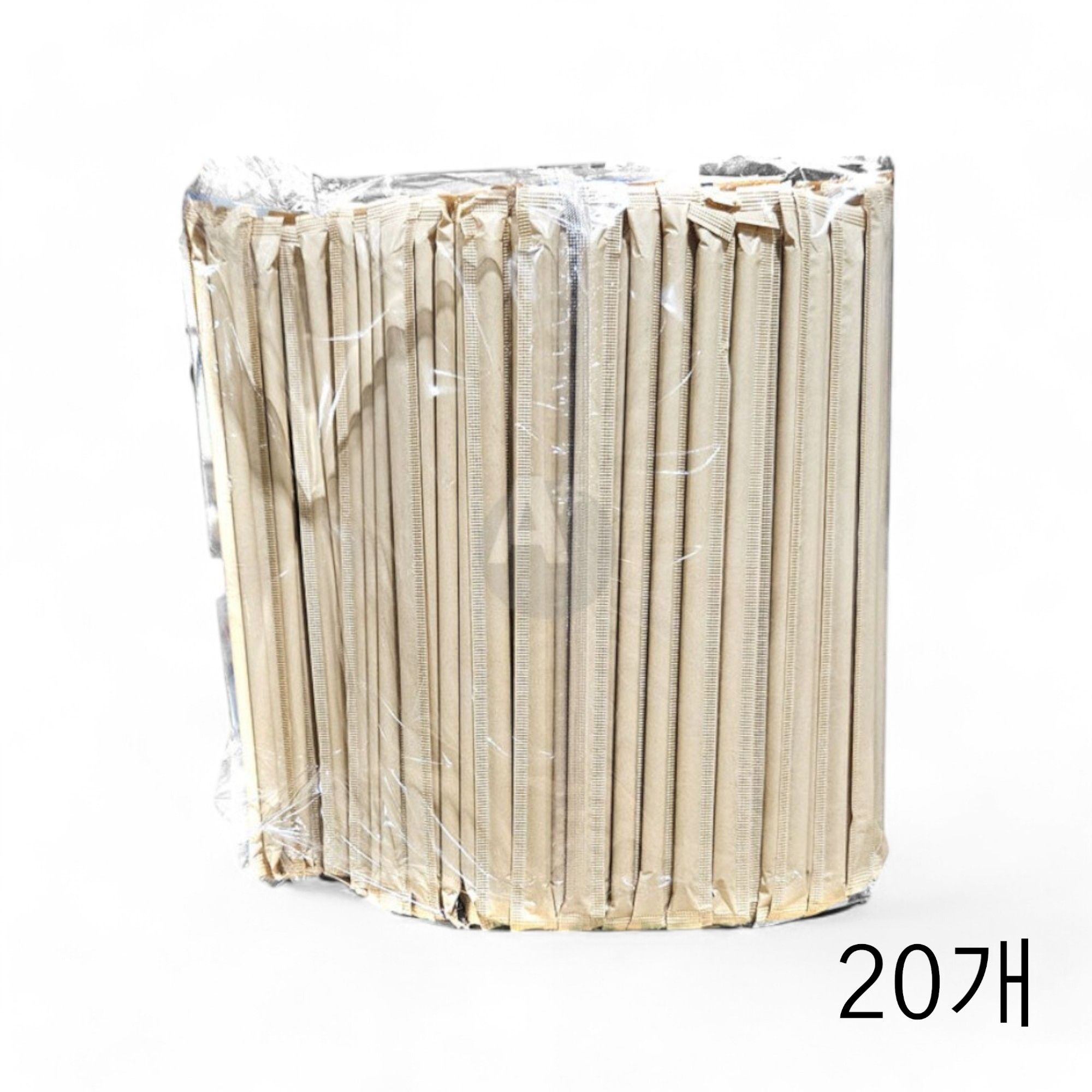 종이빨대 크라프트 7X210mm 250입 X 20개 스트로우