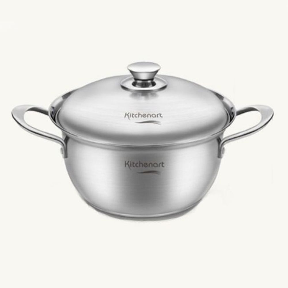 키친아트 인덕션 냄비 스텐 가정 찌게 양수 냄비 22cm