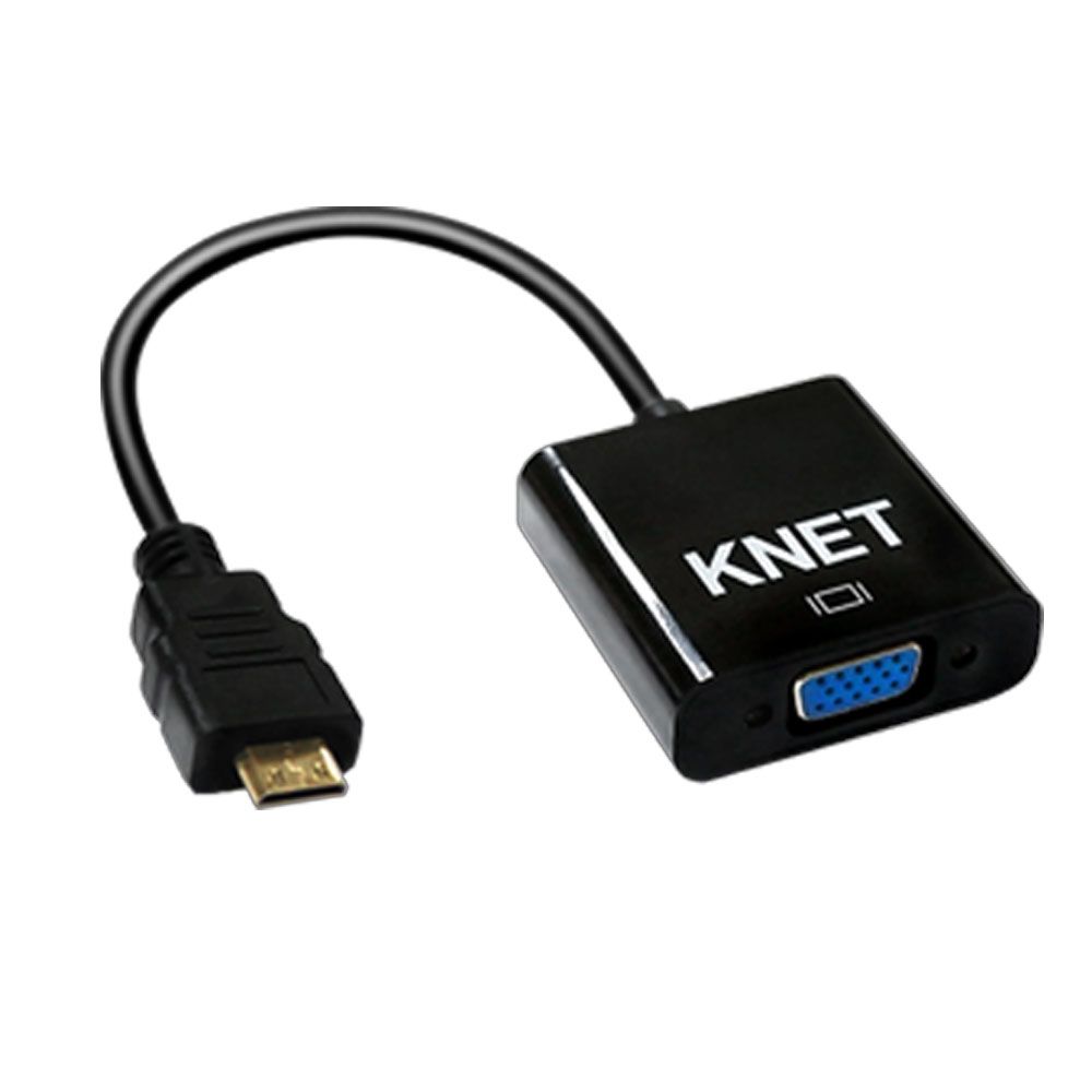 MINI HDMI TO VGA RGB D-SUB 컨버터 변환 젠더 케이블