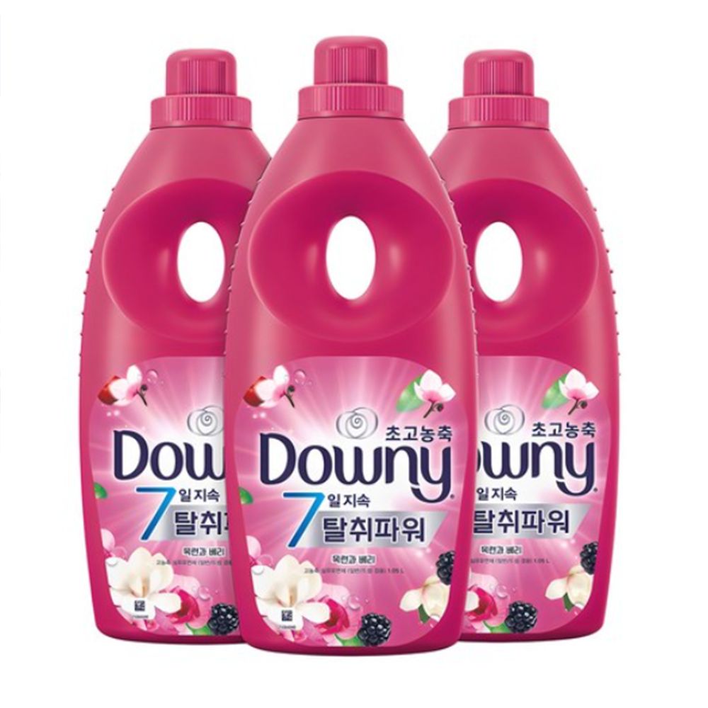 다우니 7일지속 초고농축 섬유유연제 1.05L 3개