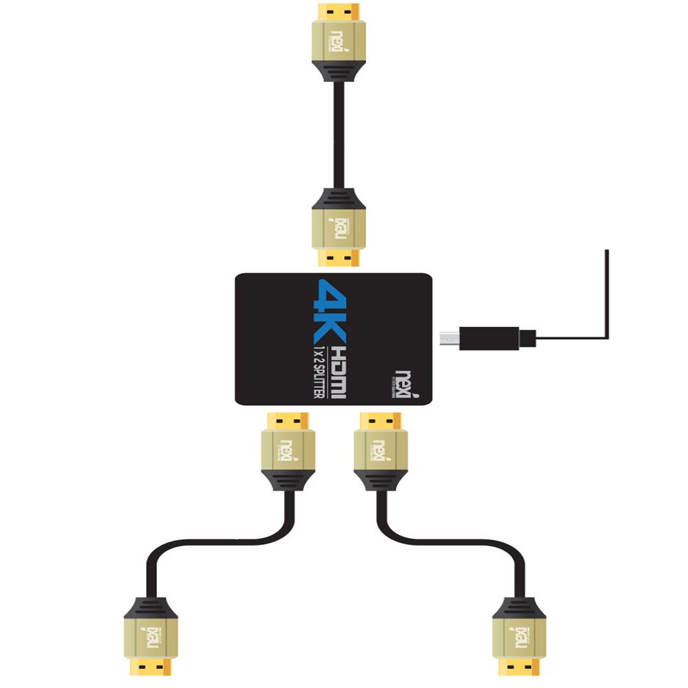 Ultra HD 오디오지원 모니터 분배기 1/2 HDMI V2.0