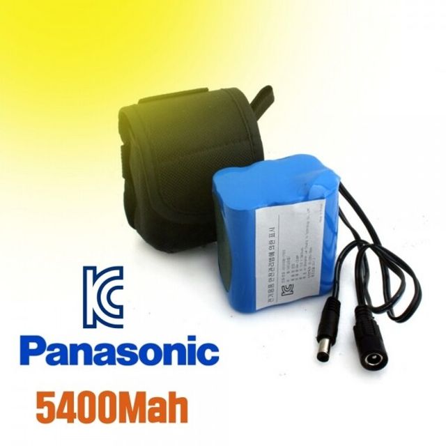 PANASONIC 12V 18650배터리 6개 묶음 5400MAH 배터리