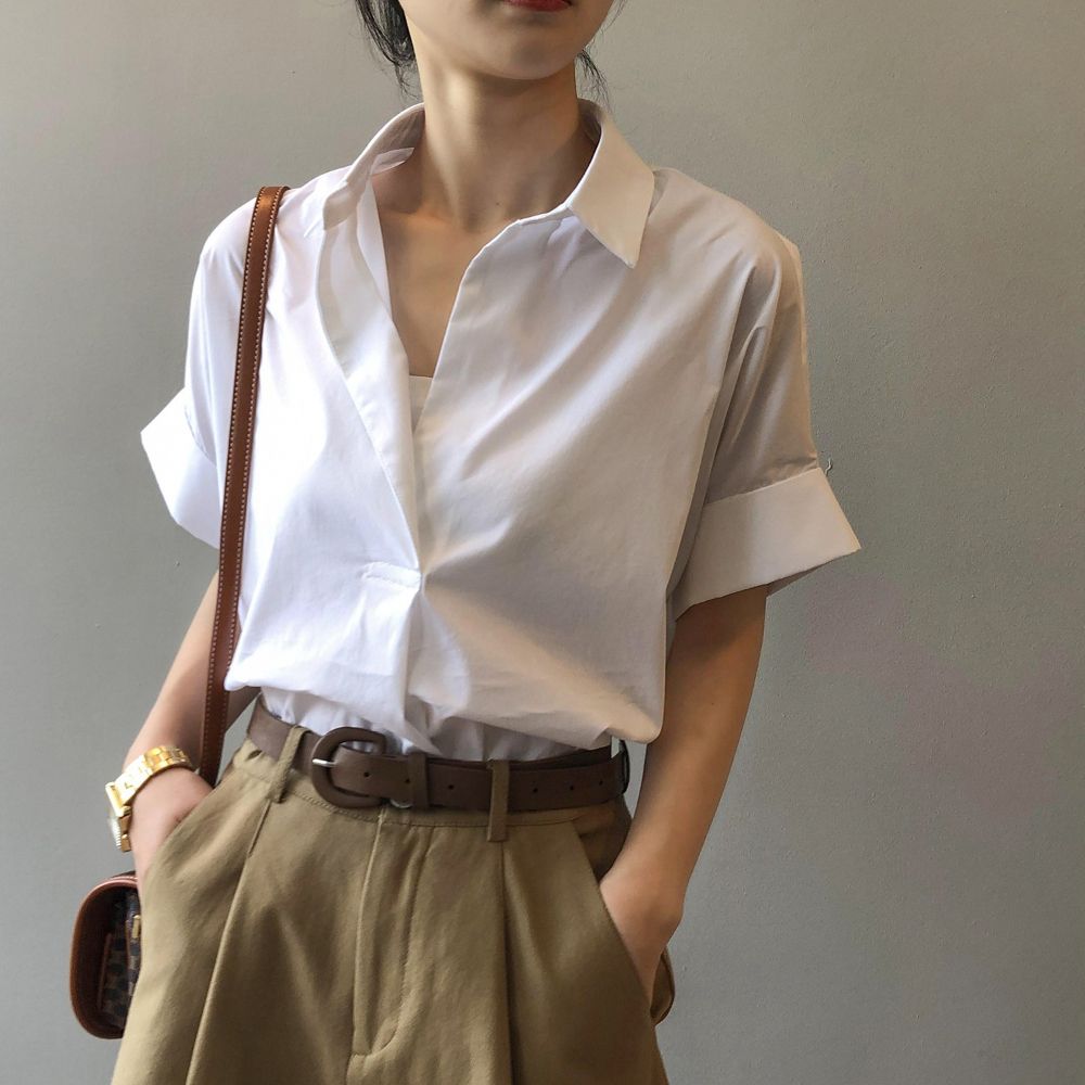 결혼식하객 코디 격식 카라 여름 숙 기타 롤업