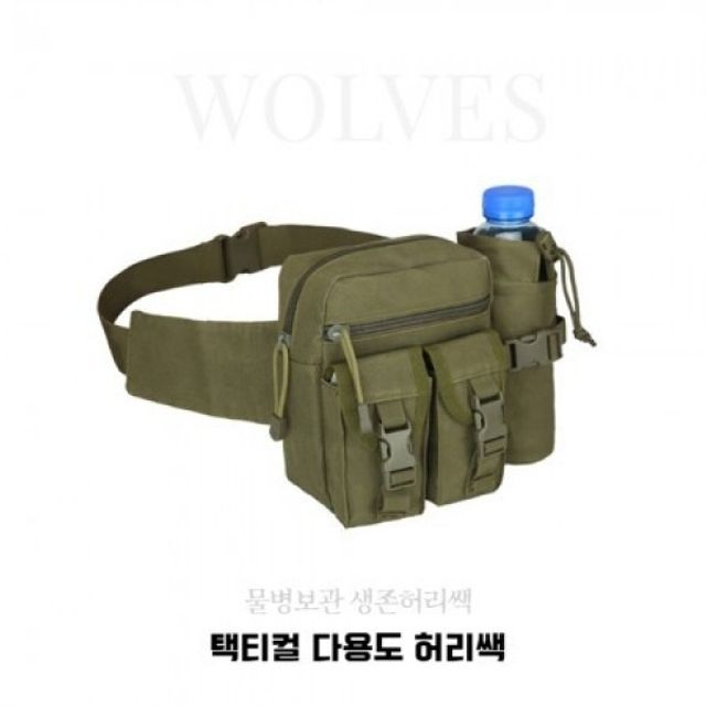 600D 50리터 WOLVES 밀리터리백팩 옥스포드재질 다기