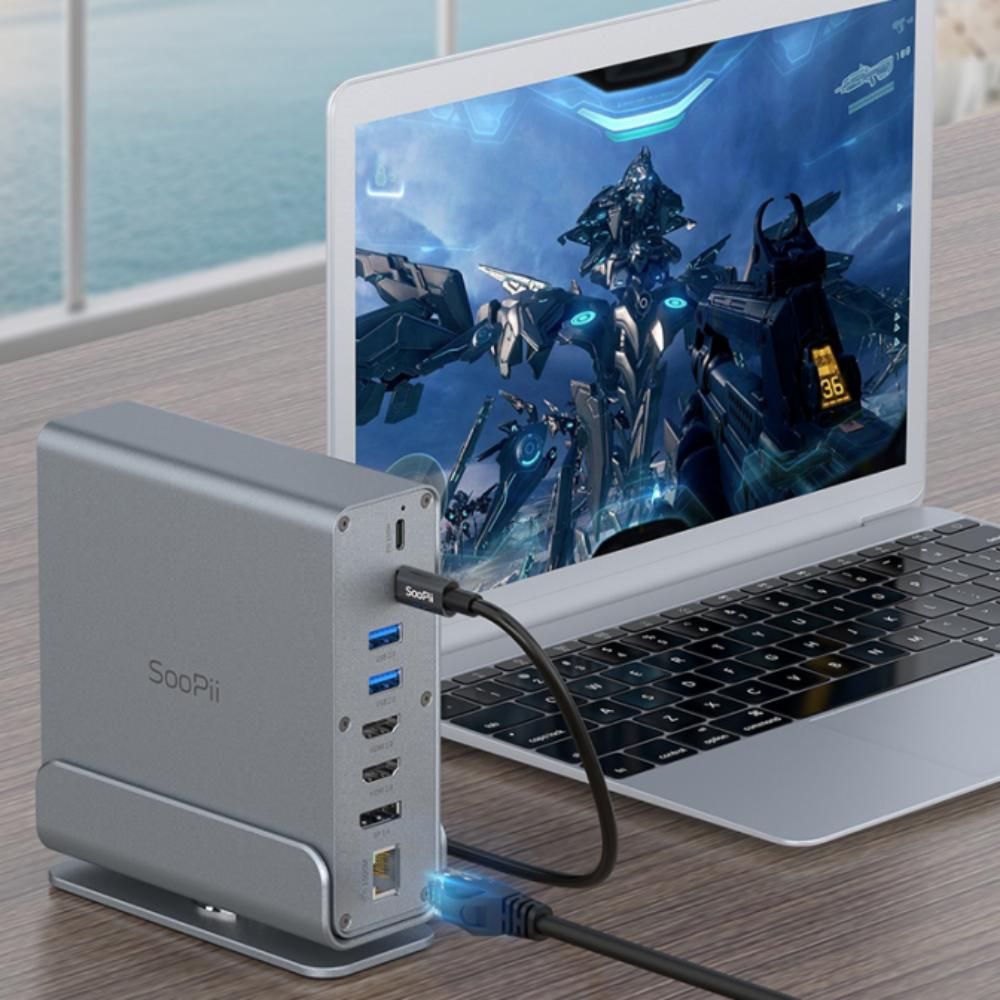다중 포트 동시 출력 모니터 USB4 썬더볼트 C타입