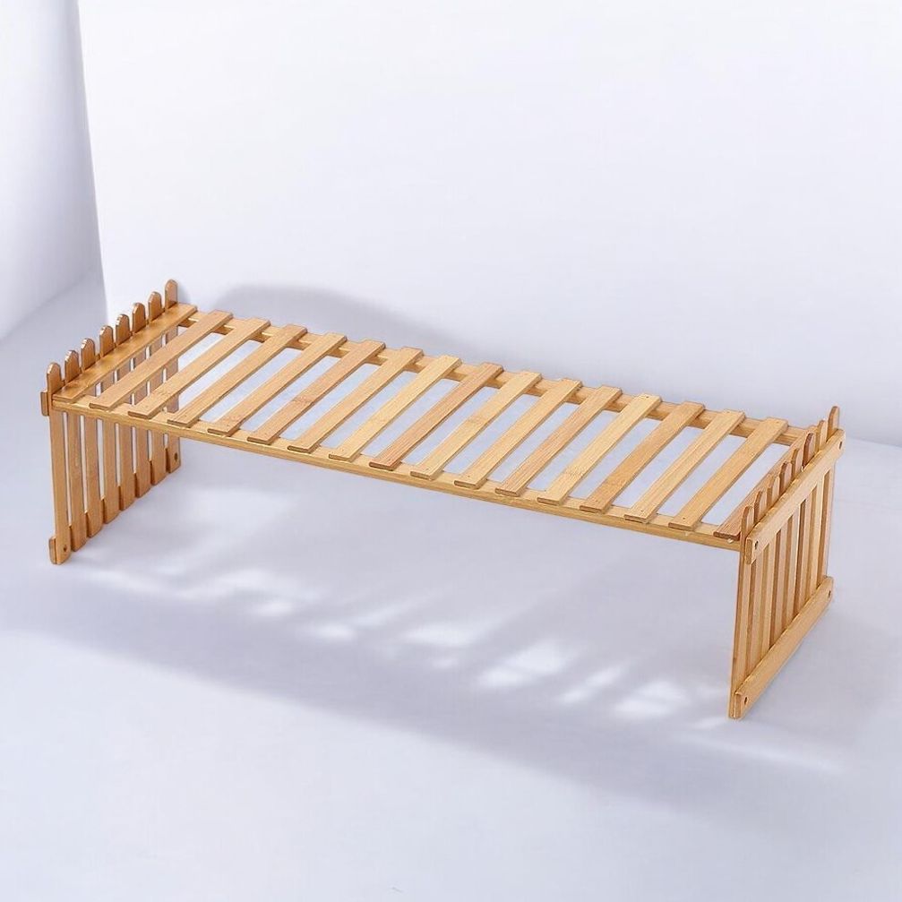 게더릭 1단 대나무 화분진열대 (57cm) (내추럴)