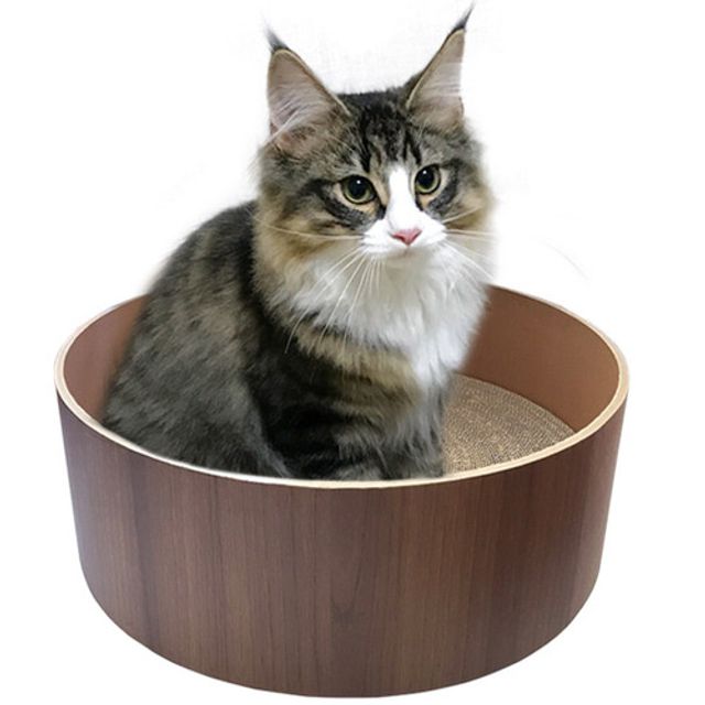 고양이 스크래쳐 쿠션 스트레스해소 기본 브라운