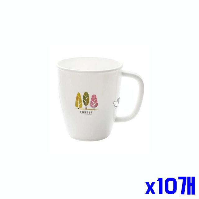 대 x10개 욕실소품 가벼운 양치컵 손잡이 칫솔컵