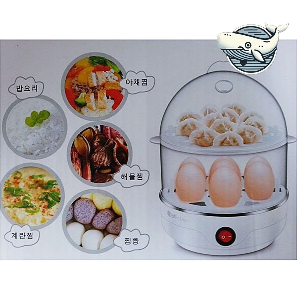 2단 계란찜기 간편한 주방용품 반숙 완숙 한