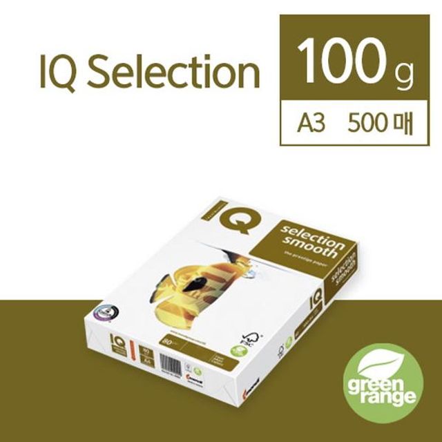 카피어랜드 복사용지 IQ Selection Smooth 100g A3 50