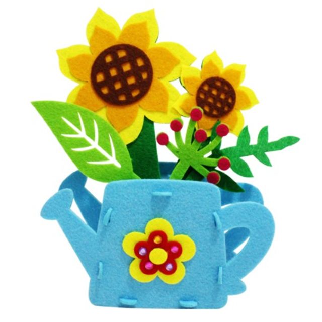 펠트 플라워화분DIY 패키지(해바라기꽃) 50개