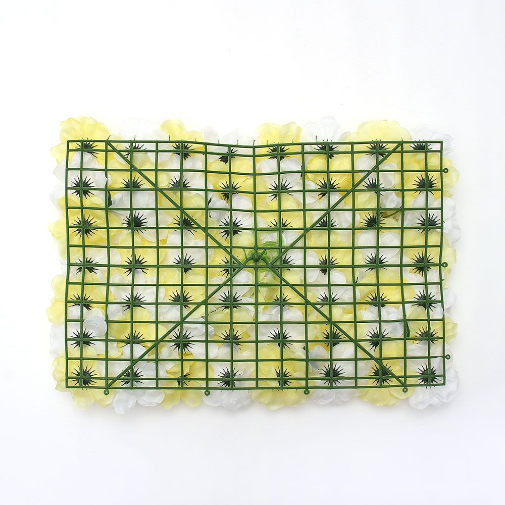 리크플 조화꽃벽 플라워월 벽장식조화 60x40cm