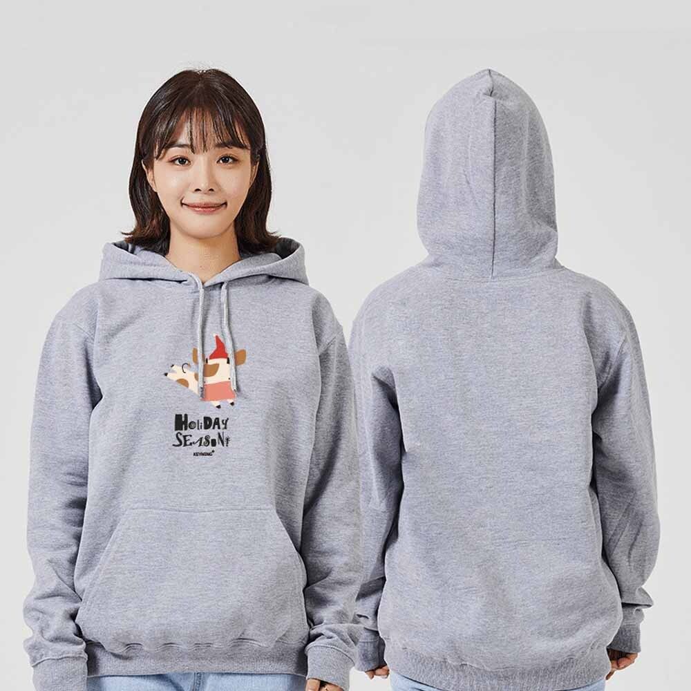 우리 소 연말 성탄절 맨투맨 후드티