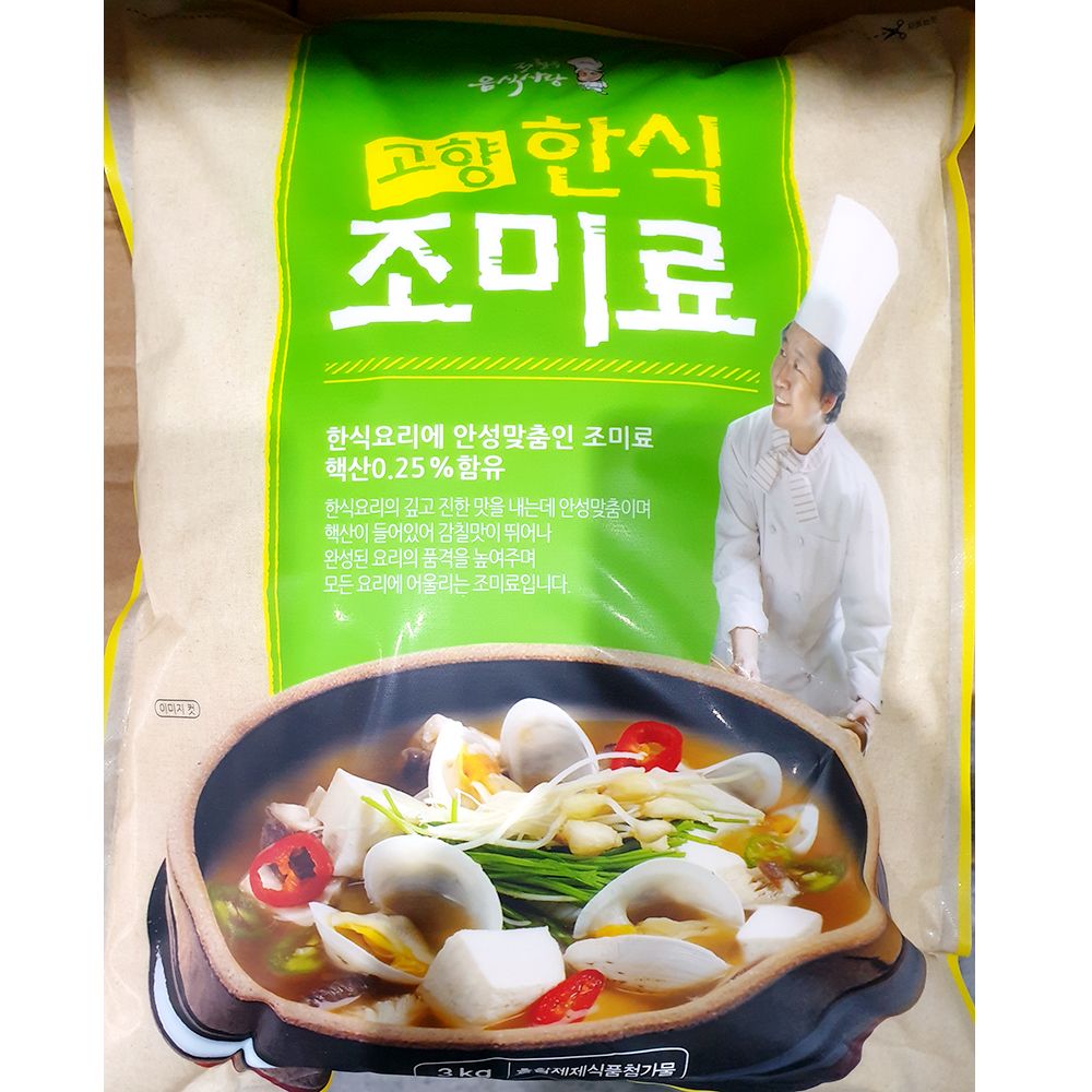 업소용 식당 식자재 재료 고향 한식조미료 3kg X4 