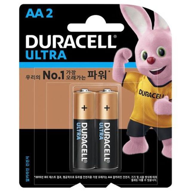 듀라셀 LR6(AA) 2P 알카라인 울트라 건전지 24알