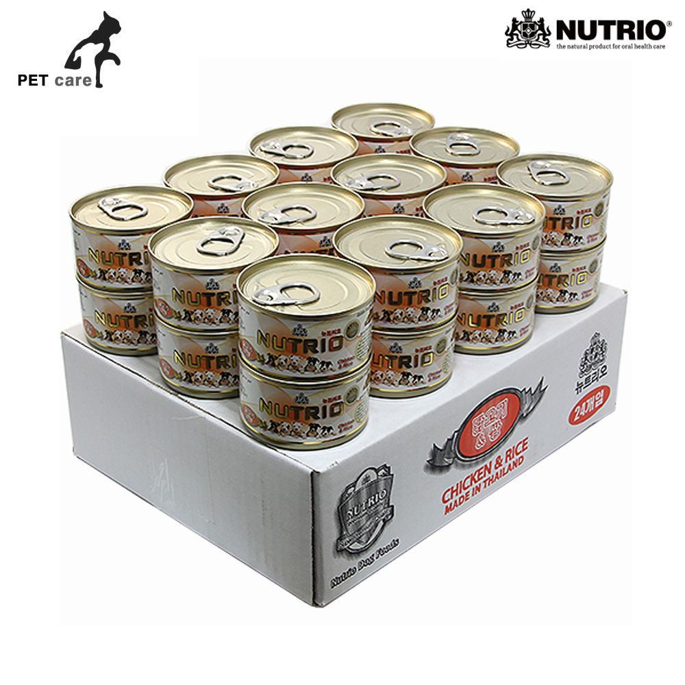 뉴트리오 닭고기 쌀 1박스 100g x 24개입