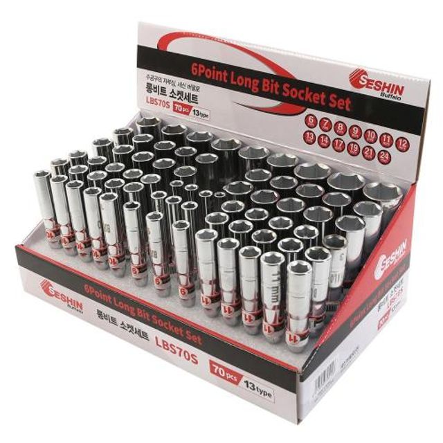 세신 롱비트소켓 롱비트소켓세트 LBS70S (70PCS) LB