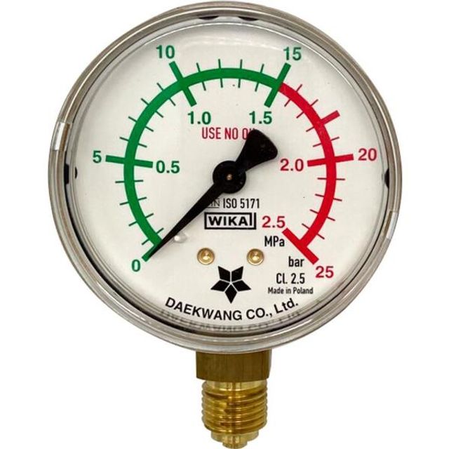 압력계 2.5MPa(25kg용) (1EA)
