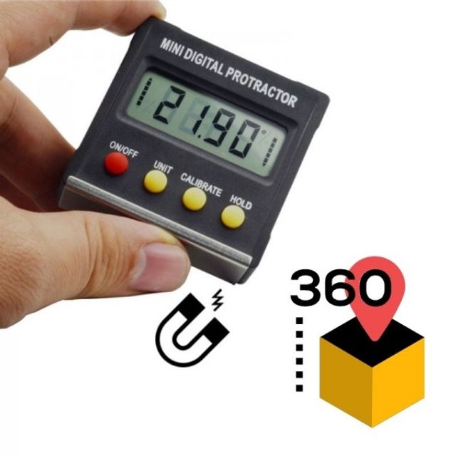 55MM 자석형 90도4면 360도측정 MINI360 디지털각도계
