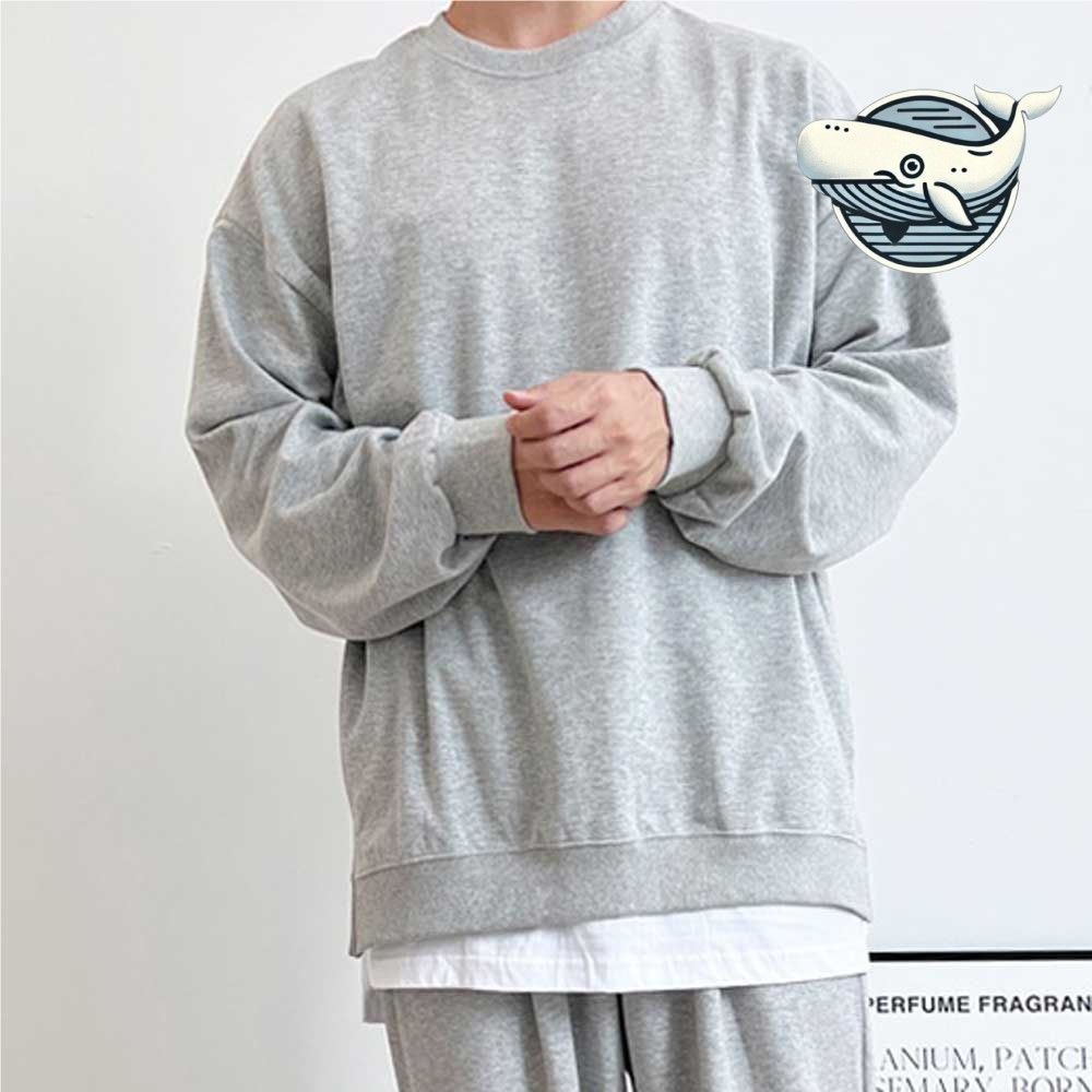 편안한 핏 빅사이즈 라운드넥 스웨트셔츠 활용도