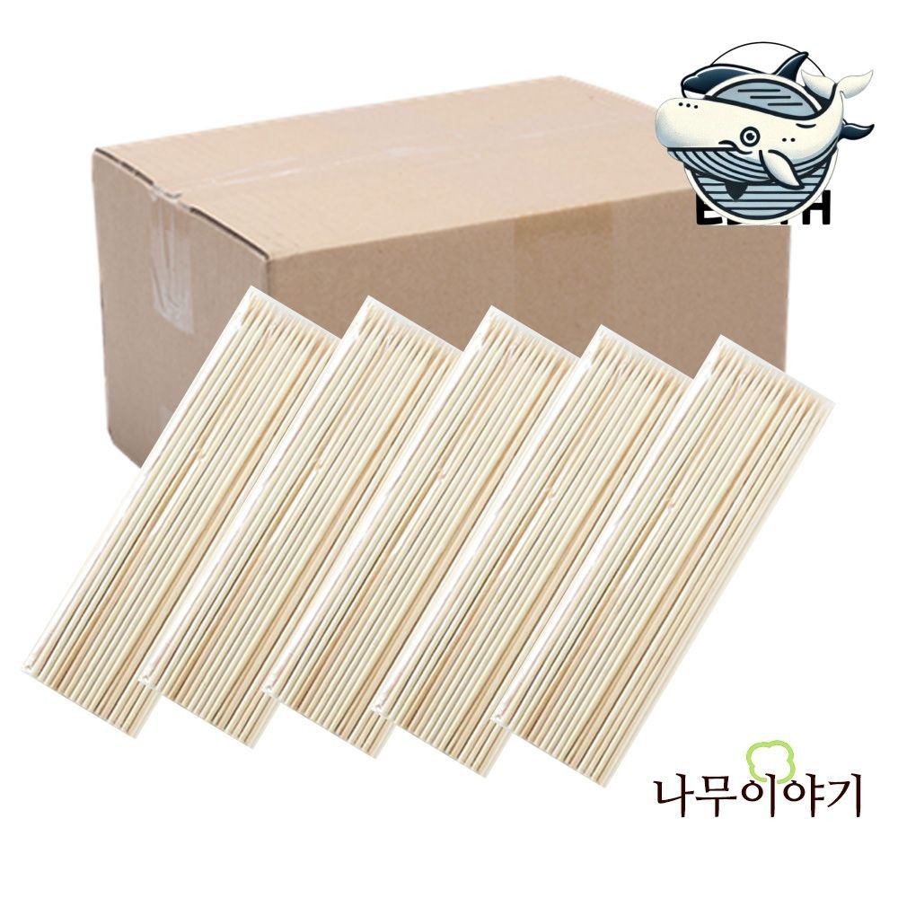 다용도 나무 오뎅 꼬치 30cm 일회용 요리