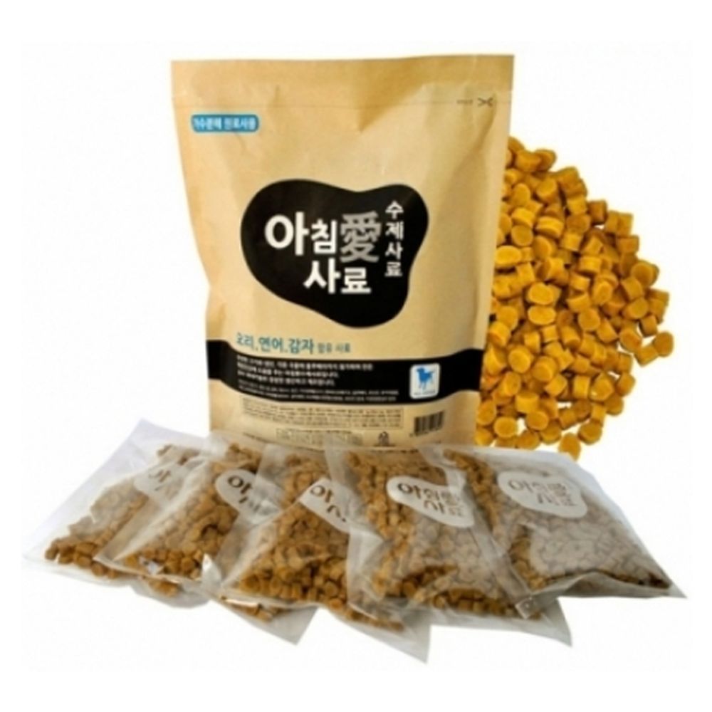 강아지 오리연어감자 수제사료 일상 1kg 애견 반습식