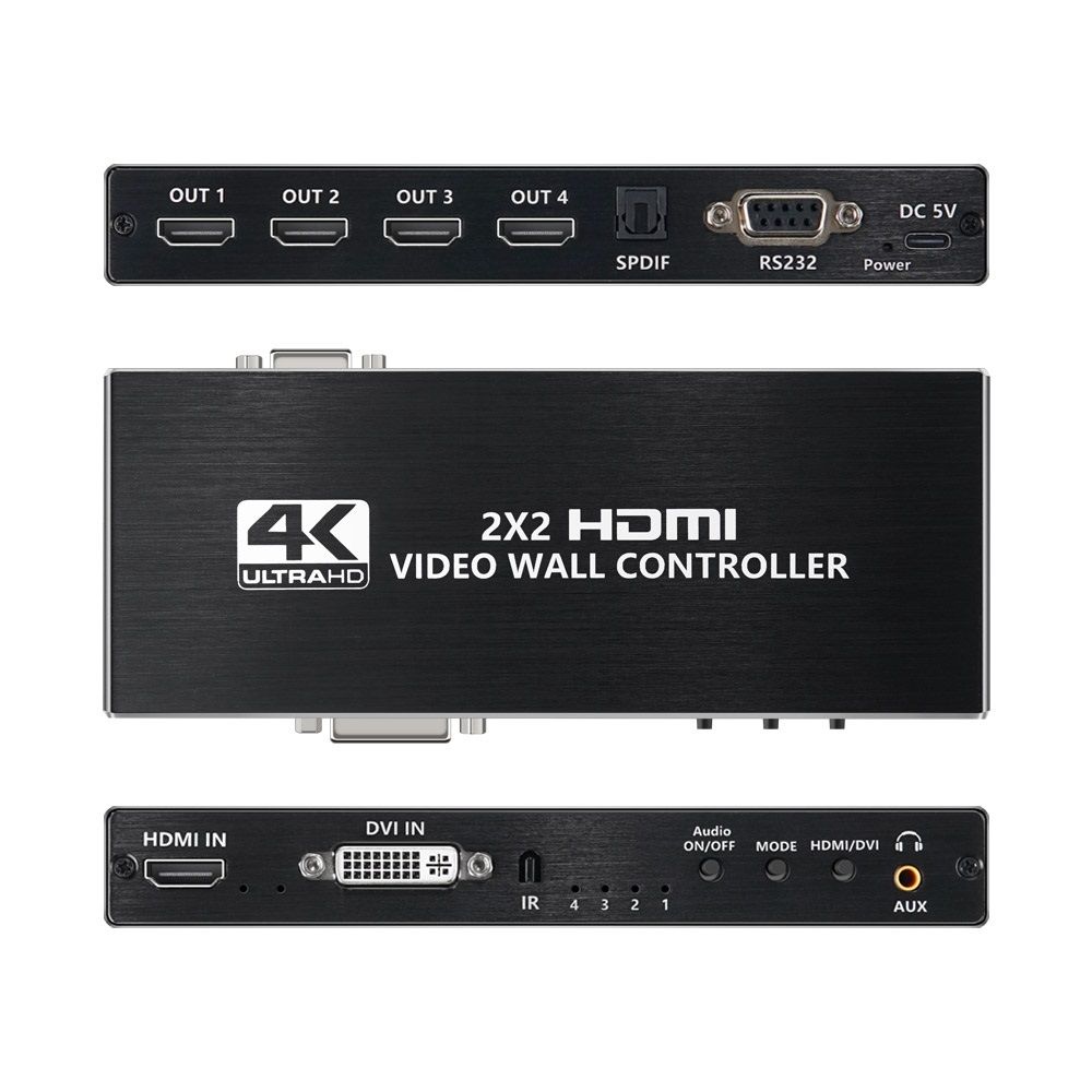 2x2 HDMI 출력기 멀티비젼 / TV월 비디오월 컨트롤러