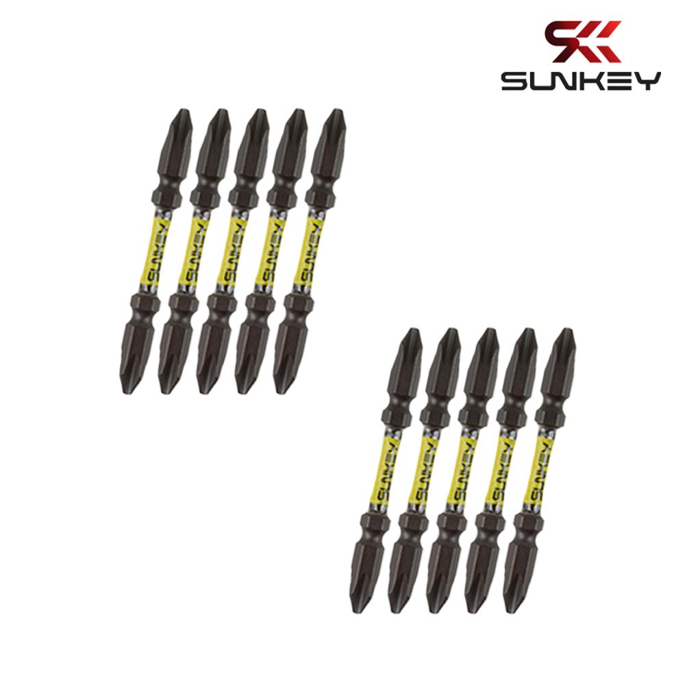 십자 임팩 육각 +PH2x+PH2 65mm 토션비트 10pcs