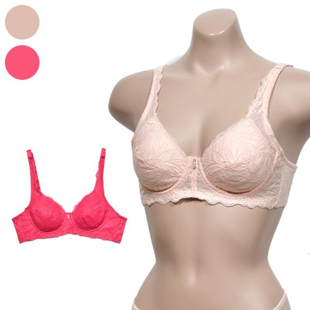 와이어 은은한 플라워 크리비아 B컵 셀러허브
