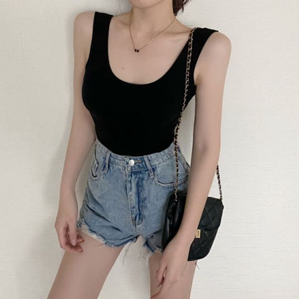 여름 이너룩 여성민소매 나시 색상선택 기본민소