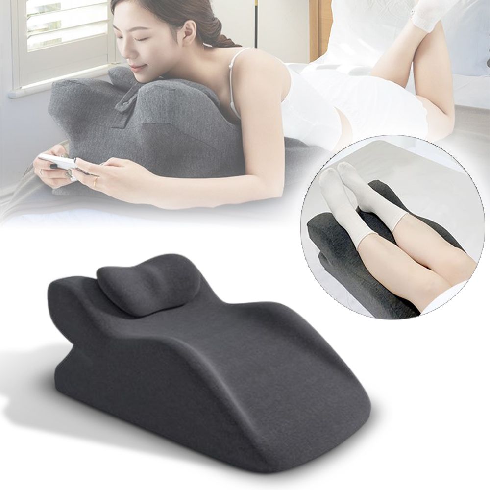 메모리폼 가슴베개 종아리 다리받침 쿠션 엎드려 패드