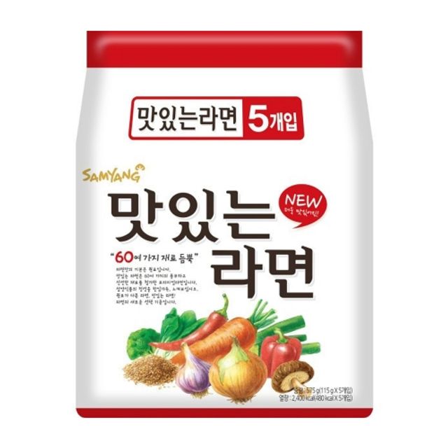 (삼양) 맛있는라면멀티 5개입 박스(8개입)